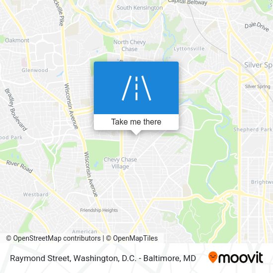 Raymond Street map