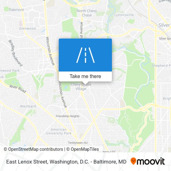East Lenox Street map