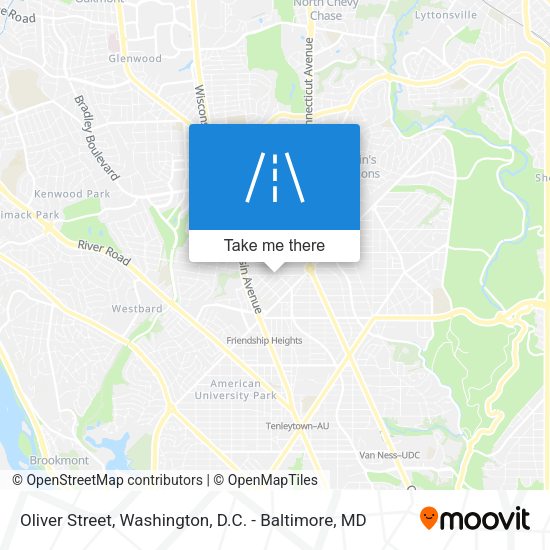 Oliver Street map