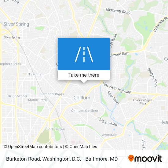 Burketon Road map