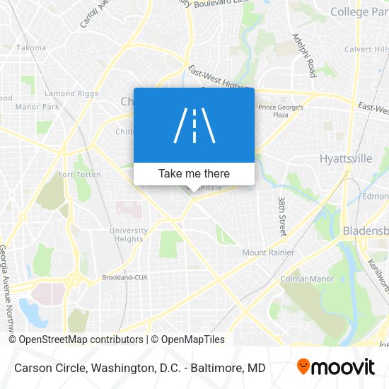 Carson Circle map