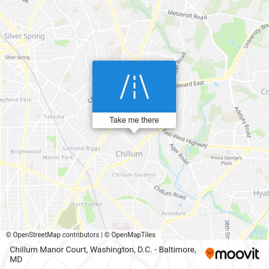 Chillum Manor Court map