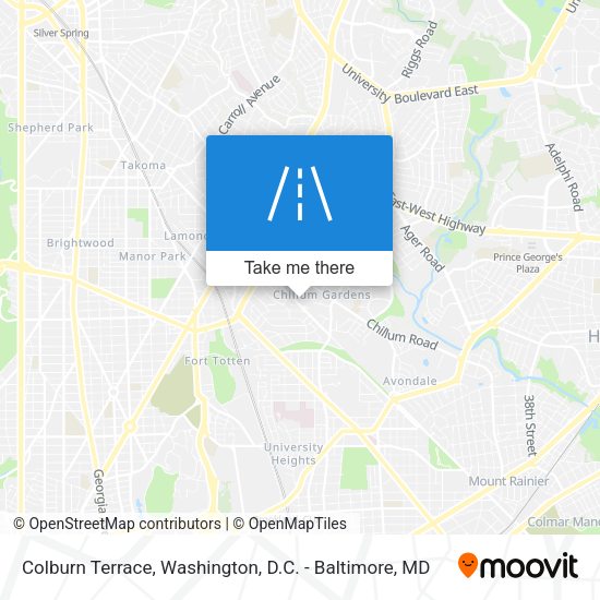 Colburn Terrace map