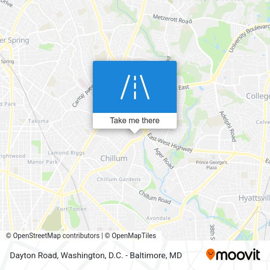 Dayton Road map