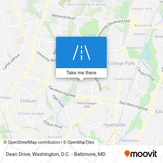 Dean Drive map