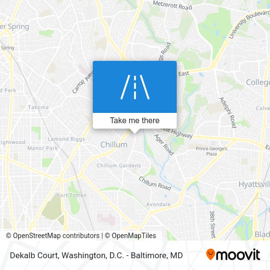Mapa de Dekalb Court