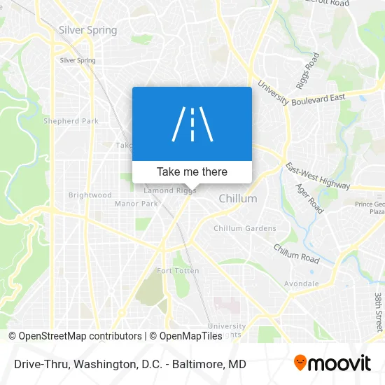 Drive-Thru map