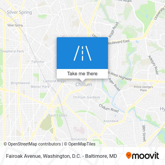 Fairoak Avenue map