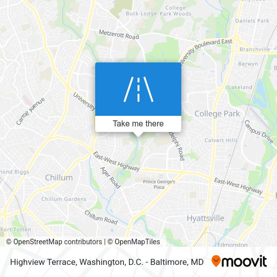Highview Terrace map