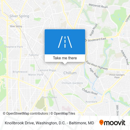 Mapa de Knollbrook Drive