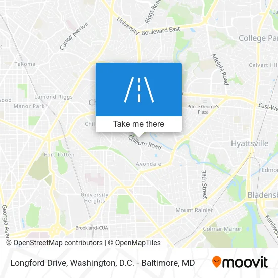 Longford Drive map