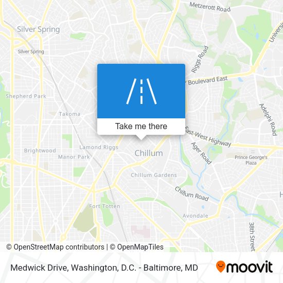 Medwick Drive map