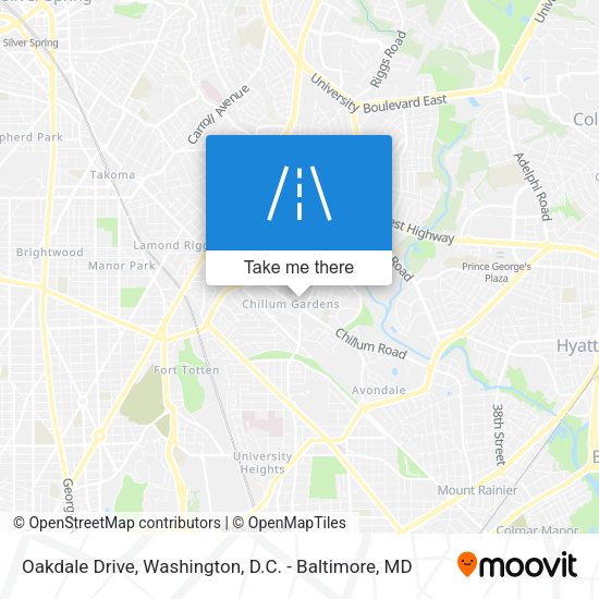 Mapa de Oakdale Drive