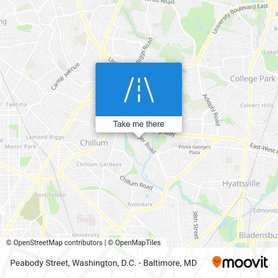 Mapa de Peabody Street