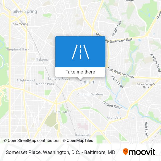 Somerset Place map