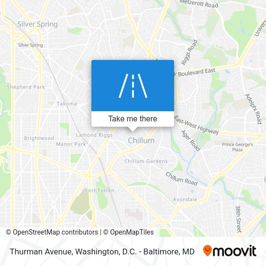 Thurman Avenue map