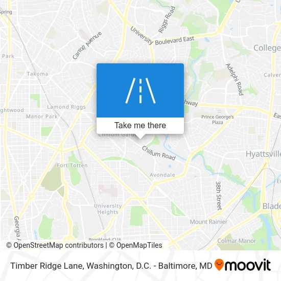 Timber Ridge Lane map
