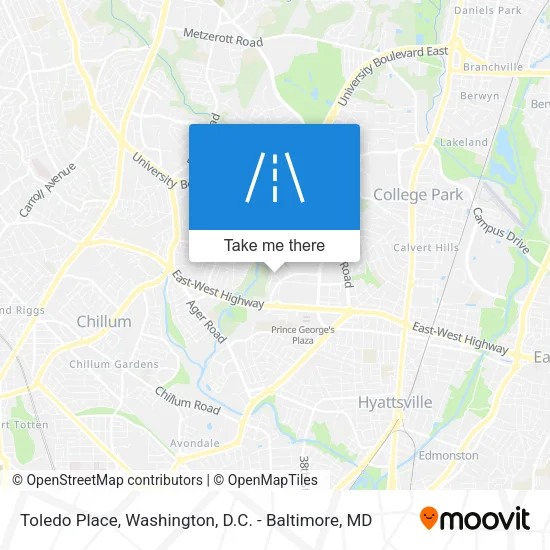 Toledo Place map