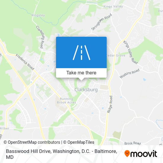 Basswood Hill Drive map