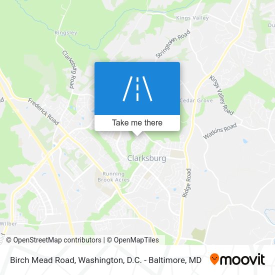 Mapa de Birch Mead Road