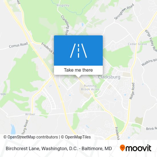 Mapa de Birchcrest Lane