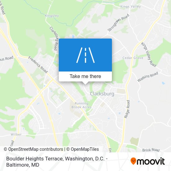 Boulder Heights Terrace map