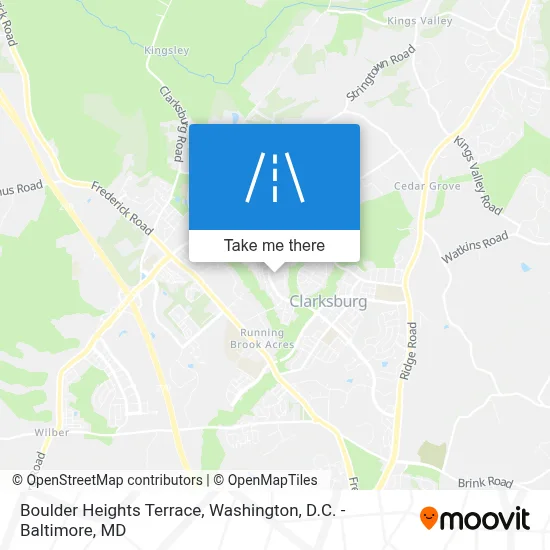 Boulder Heights Terrace map