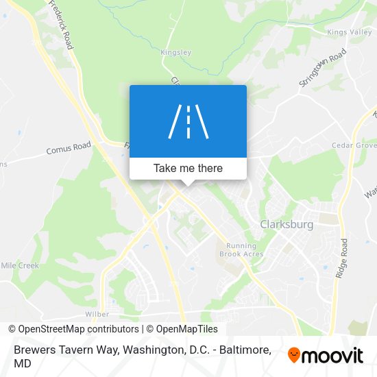 Brewers Tavern Way map