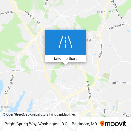 Mapa de Bright Spring Way