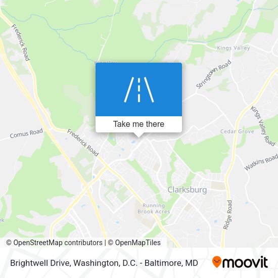 Brightwell Drive map
