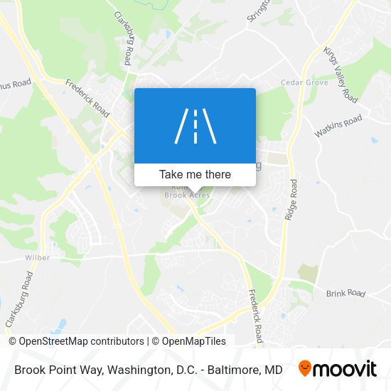 Mapa de Brook Point Way