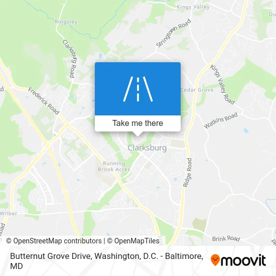 Butternut Grove Drive map