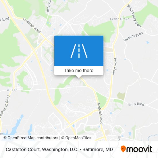 Castleton Court map