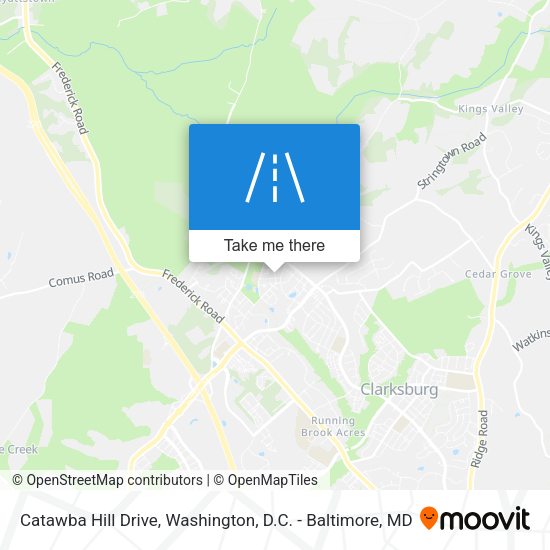 Catawba Hill Drive map