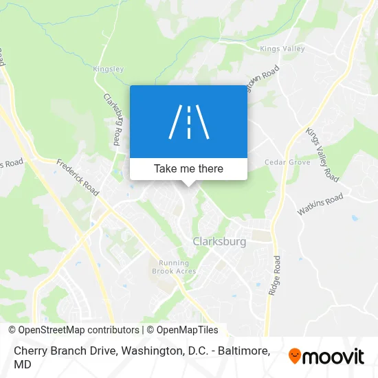 Cherry Branch Drive map