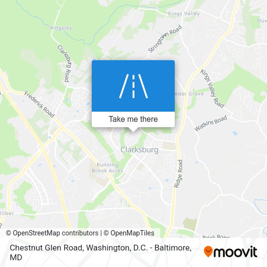Chestnut Glen Road map