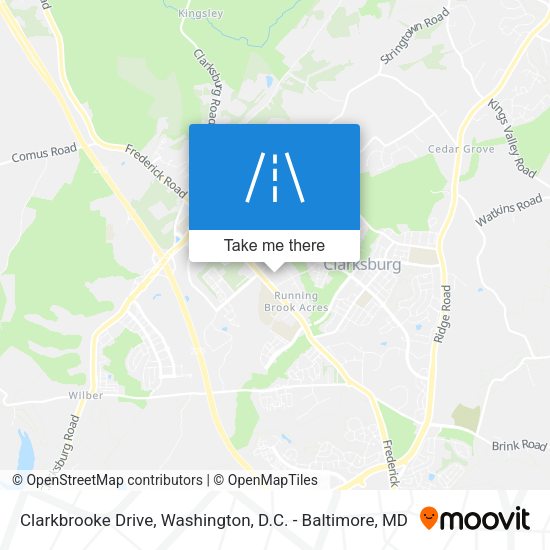 Mapa de Clarkbrooke Drive