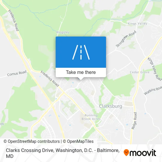 Clarks Crossing Drive map