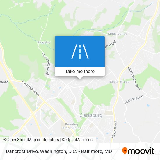 Dancrest Drive map