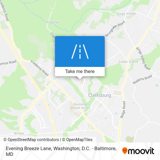 Mapa de Evening Breeze Lane