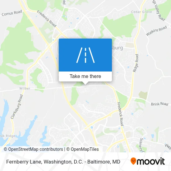 Fernberry Lane map