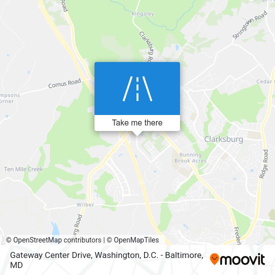 Gateway Center Drive map