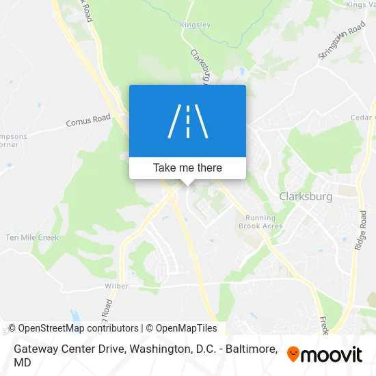 Gateway Center Drive map