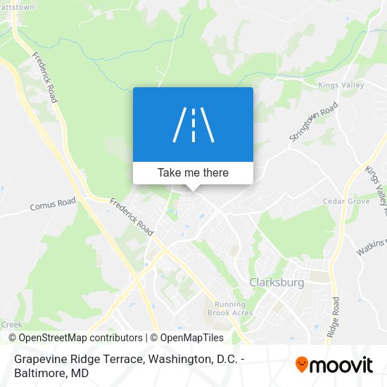 Mapa de Grapevine Ridge Terrace