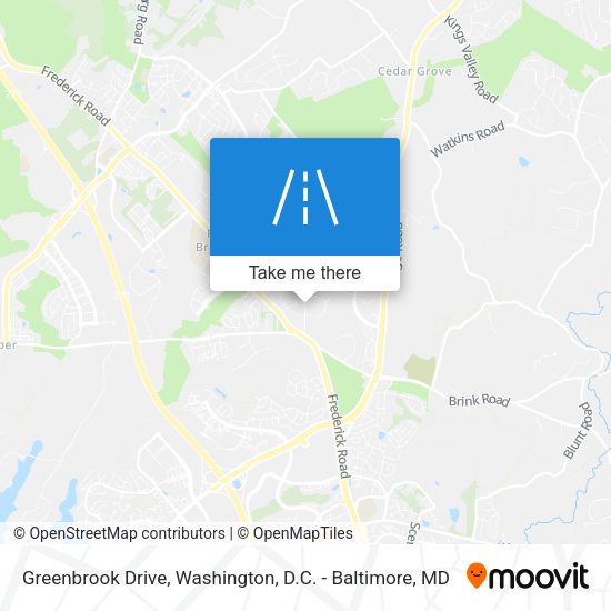 Mapa de Greenbrook Drive