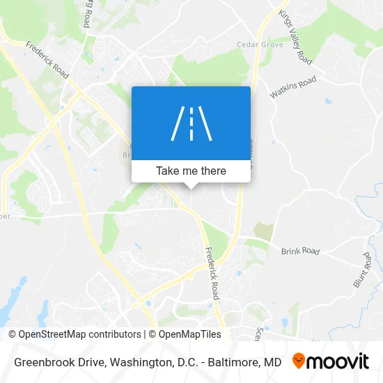 Greenbrook Drive map