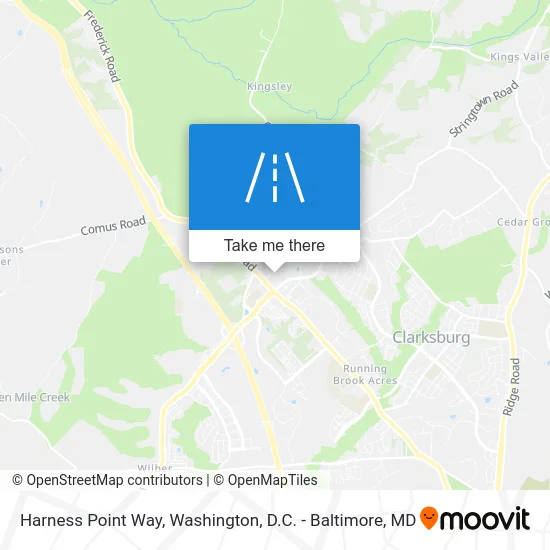 Harness Point Way map