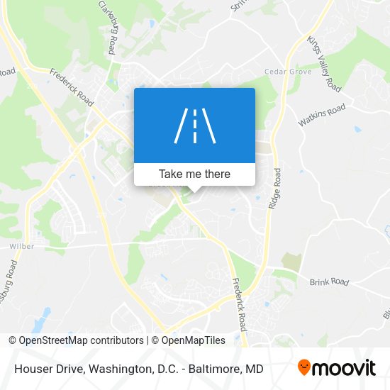 Houser Drive map