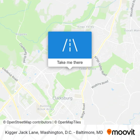 Kigger Jack Lane map