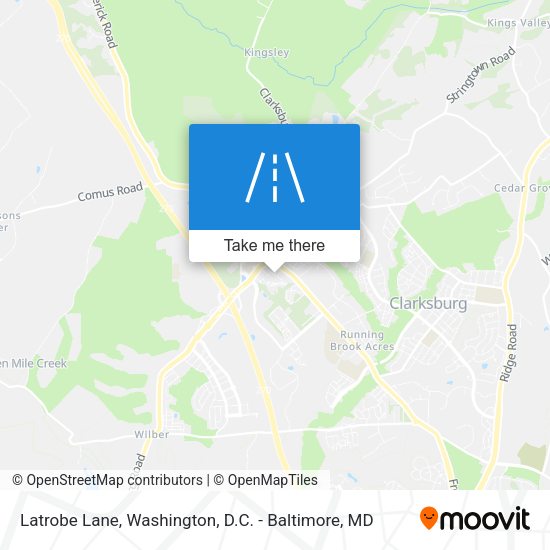 Latrobe Lane map